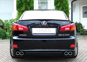 Pintado Negro Brillante Lexus IS250 IS220D IS350 2005-2012 Trasero Labio Alerón - Imagen 1 de 4