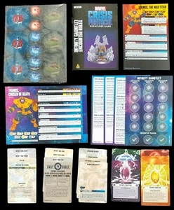 Tarjetas de reglas de Marvel Crisis Protocol Thanos SOLAMENTE fichas SIN MINIS - Imagen 1 de 1