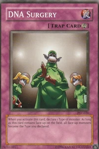 B272 YUGIOH TRAP CARD DNA SURGERY PSV-026 - Picture 1 of 1