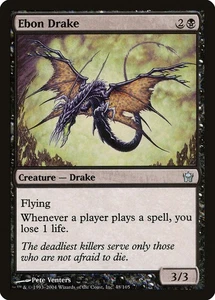 1x Ebon Drake - LP - Mirrodin Block - SPARROW MAGIC - Picture 1 of 1