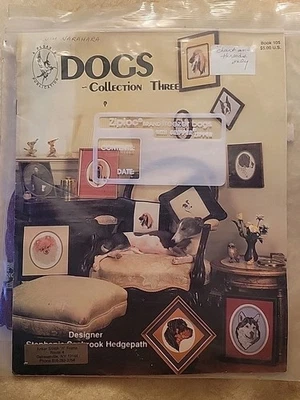 RARE DOGS COLLECTION THREE CROSS STITCH CHART &  THREADS Stephanie Seabrook - Image 1 of 2