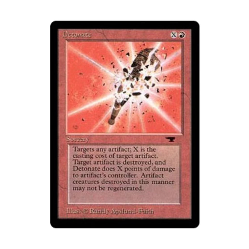 WOTC MtG Antiquities Detonate (U) Fair - Image 1 of 1