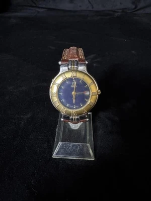 Fendi Watch 33mm Blue Dial Gold Roman Bezel Quartz Date Swiss 920G - Image 1 of 4