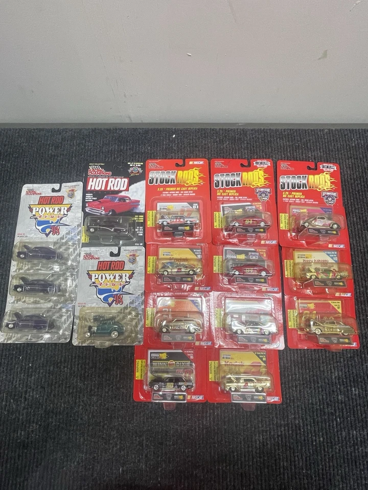 NASCAR RACING CHAMPIONS STOCK RODS/HOT RODS 3.25" PREMIER DIE CAST LOT OF 16 - Image 1 of 4