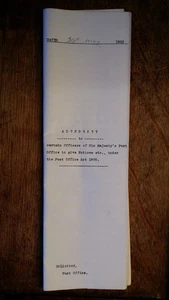 HISTORIA POSTAL 1923 - AUTORIDAD FIRMADA DIRECTOR GENERAL DE CORREOS - SIR WORTHINGTON-EVANS - Imagen 1 de 12