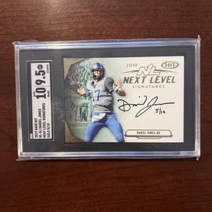 2019 Sage Hit Next Level Signatures Gold DANIEL JONES Auto NL-DJ #5/10 10/9.5 π₯ - Picture 1 of 8