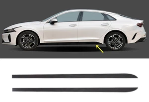 New Vinyl Carbon Fiber Side Door Body Skirt Cover Stripe trim For Kia K5 2021-25 - Picture 1 of 4