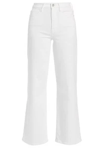 Frame Womens Le Slim Palazzo Jeans 27 White - NWT $268 - Picture 1 of 6
