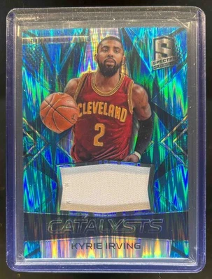2016-17 Panini Spectra Kyrie Irving Catalysts Neon Blue #51/99 Cavaliers - Image 1 of 2