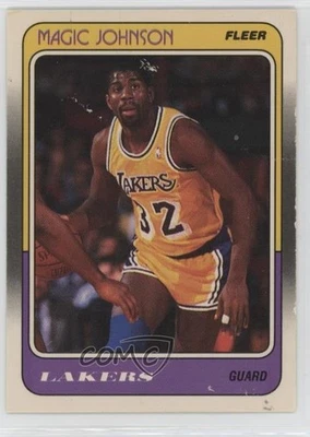 1988-89 Fleer Magic Johnson #67 HOF - Image 1 of 2