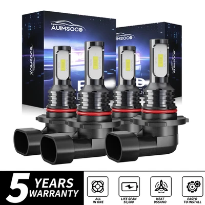 Faro LED 4x bombillas 6000K haz alto/bajo 9005 9006 para Honda Accord 2003-2007 Foto 1 de 4