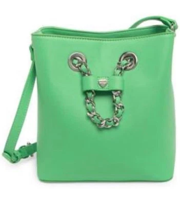 Bandolera Betsey Johnson imitación cuero cubo Xomaya verde venta al por menor $68 Foto 1 de 4