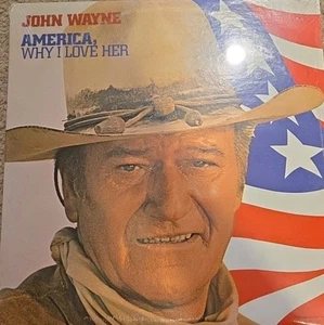 John Wayne “ America, Why I Love Her” Vinyl Record AYL1-3959 NEW SEALED!! - Imagen 1 de 3