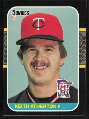 1987 Donruss #272 Keith Atherton - Image 1 of 2