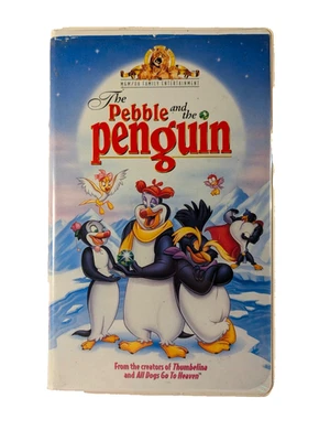 VHS The Pebble and the Penguin (VHS, 1995, Clam Shell, Screening Cassette/RARE) - Image 1 of 4