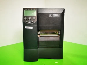 Zebra ZM400 Thermal Printer - Black/USB/Serial/Ethernet/Parrallel - PSU Included - Picture 1 of 12