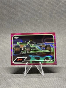2024 Topps Chrome Formula 1 ZHOU GUANYU Fuchsia Lava 123/225 #86 - Bild 1 von 3