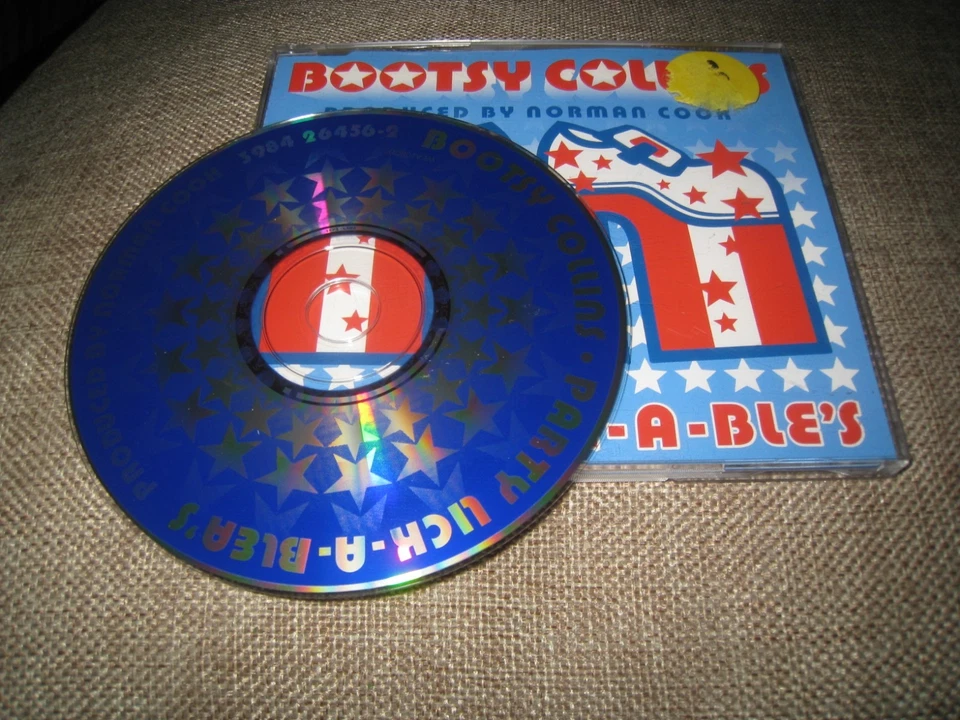 BOOTSY COLLINS PARTY LICK-A-BLE'S USED NINETIES UK CD SINGLE. - Image 1 of 2