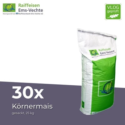 Körnermais, 30 x 25 kg Sack Einzelfuttermittel, Futtermais, Mais, Hühnerfutter - Bild 1 von 2