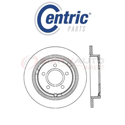 Centric C-TEK Disc Brake Rotor for 2002-2004 Chevrolet Venture 3.4L V6 - Kit rv - Image 1 of 4