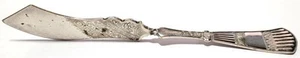 *W.S. & CO. SILVER PLATE, MASTER BUTTER KNIFE, GREAT DETAIL #BB292 - Bild 1 von 8