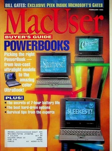 MacUser Magazine Apple Macintosh Computer February 1993 - Picture 1 of 3