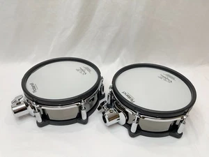 DUE tamburi Roland PD-108 BC V 10" testa a rete PD108 VDrum per kit TD 100 125 120 20 - Foto 1 di 7
