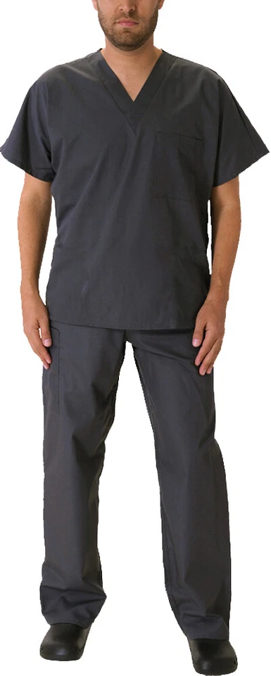 Ropa de Trabajo Natural Para Hombres Auténtico EDS Unisex Uniforme Médico Carga Conjunto Exfoliante Foto 1 de 1