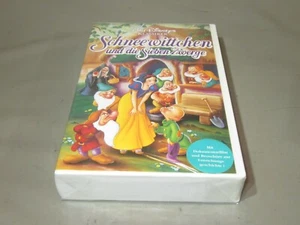 VHS Walt Disney, Schneewittchen und die sieben Zwerge,( OVP),Hologramm Folie - Bild 1 von 7