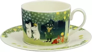 MUMIN Luonto Tasse und Untertasse Hill Green 240ml MM3201-28 Yamaka aus Japan - Bild 1 von 1