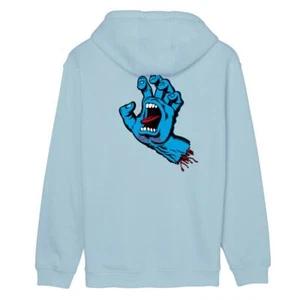 Santa Cruz Screaming Hand Chest Hood Sky Blue - Picture 1 of 5