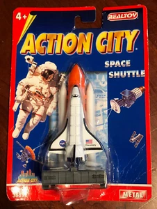 &~NEW SEALED~& - Realtoy Action City Space Shuttle #38891 - Die Cast Metal - Picture 1 of 3