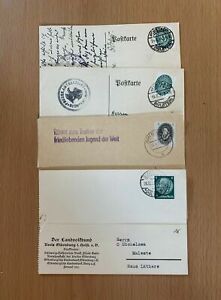 GERMANY EUROPE 20 POSTAL USED  COVERS  SEE SCANS  LOT (GER 10/11/14/16/17/21/22)