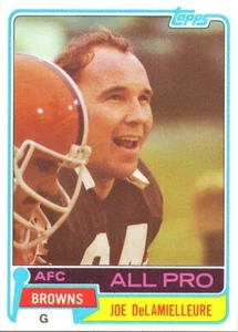 1981 TOPPS Joe Delamielleure BROWNS Michigan State MSU-SPARTANS HOF - Picture 1 of 1