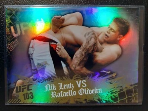 Nik Lentz vs Rafaello Oliveira#138 2010 UFC Main Event Thick Gold Parallel - Picture 1 of 2