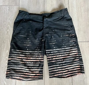 Boy’s Art Class Board Shorts Swim Trunks Size 14 Adjustable Waist Striped Multi - Picture 1 of 4