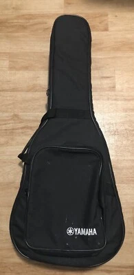 Yamaha Soft Small Body Black Guitar Case Adj backpack & Front Pocket Padded - Image 1 of 4