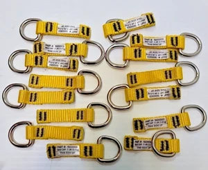 3M Dbi-Sala 1500003 D-Ring Attachment, Yellow, Nylon, Pack Of 15 - Picture 1 of 6