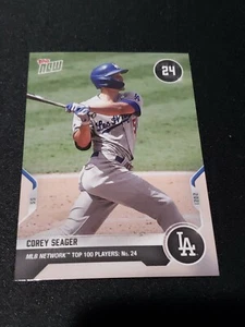 2021 Topps Now MLB Network's Top 100 #24 Corey Seager - Print Run: 1134 PWE - Picture 1 of 2