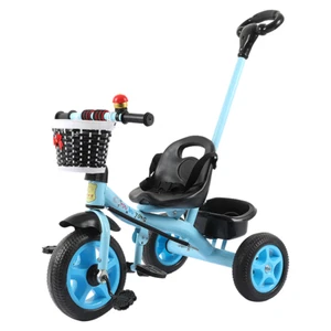 Kids Tricycle 3 Wheels Bike Trike Basket Ride On Toy Children Toddler 3 Years+ - Picture 1 of 15