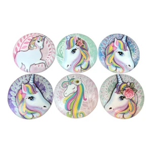 6er Set Schrankknöpfe Einhorn Schubladenknöpfe - Bild 1 von 2
