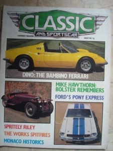 Classic and Sports Car Magazine August 1982 (good condition) - Picture 1 of 1