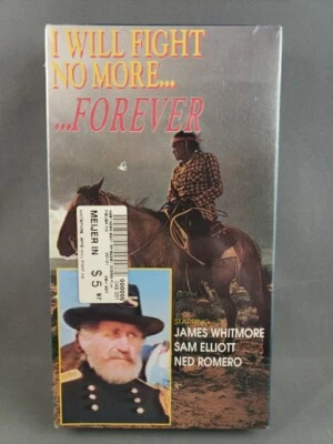 I Will Fight No More Forever Sealed VHS Tape 1975 TV Western Sam Elliot Foto 1 de 4