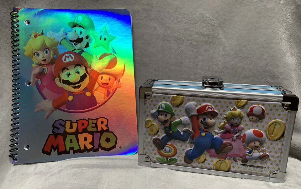 Super Mario Bros Locking Supply Box Vaultz Official Nintendo With Keys