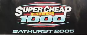2005 Supercheap Auto Bathurst 1000 Sticker Merchandise V8 Supercars 15 x 6 cm - Picture 1 of 2