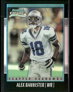 2001 Bowman Chrome Refractor #232 Alex Bannister RC Seahawk 0629/1999 - Bild 1 von 2