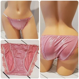 Victorias Secret Dream Angels String Bikini LACE Shiny 4/XS PINK Watermelon - Picture 1 of 7
