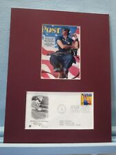 Rosie the Riveter helps win WWII and the First Day Cover of her own stamp