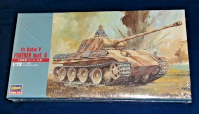 Hasegawa Pz.Kpfw V PANTHER Model Tank Kit 1/72 ausf. G New Factory Sealed MT9 - Image 1 of 2