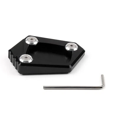 Almohadilla de placa de soporte lateral para Honda NC700S/X NC700 Integra CBR500R/F/X negra Foto 1 de 4